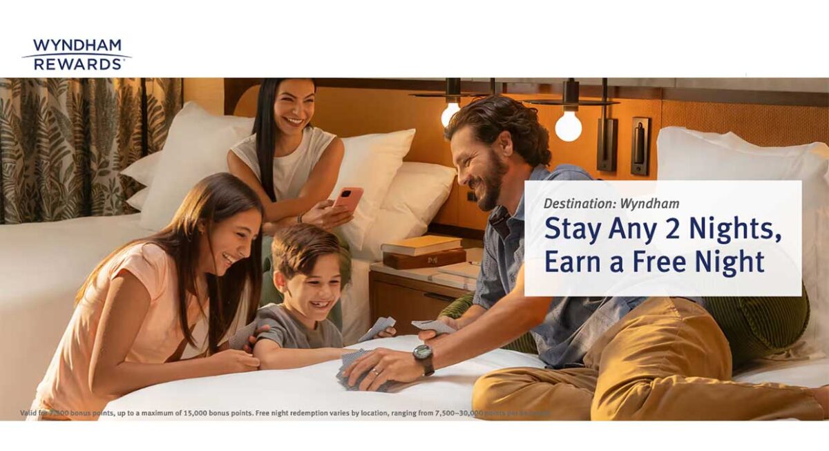 Wyndham Rewards 15000 bonus points