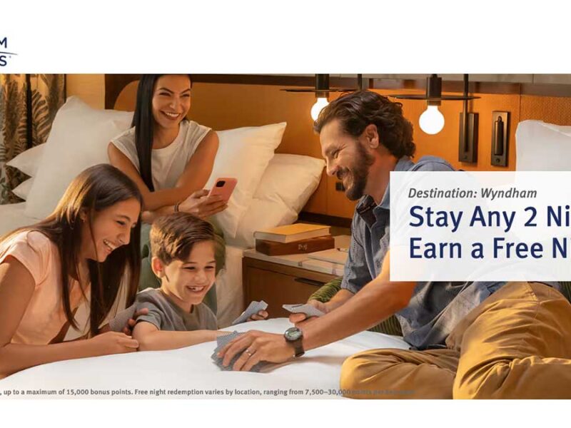 Wyndham Rewards 15000 bonus points