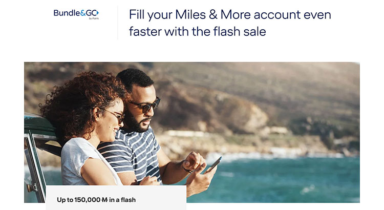 Receive a 50% bonus when you buy Miles & More miles via their Bundle&Go packages