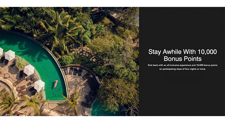 Marriott Bonvoy All Inclusive 10,000 bonus points