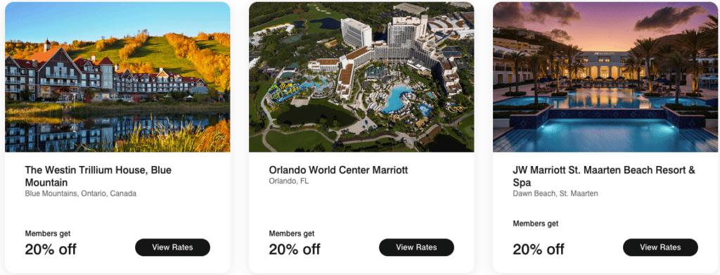 screenshot of a hotel with a pool and a pool