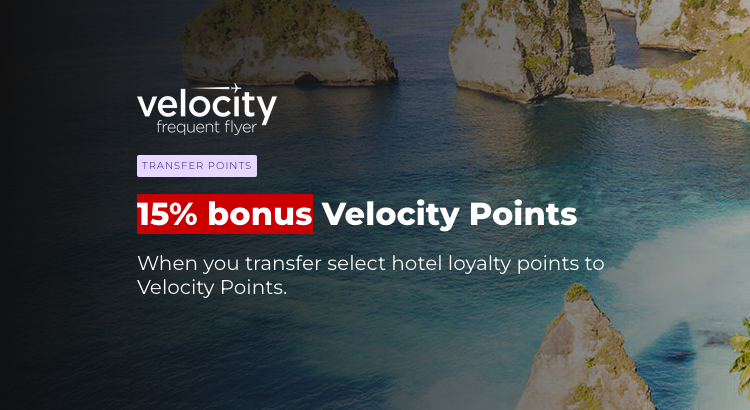 Virgin Australia Velocity hotel transfer bonus