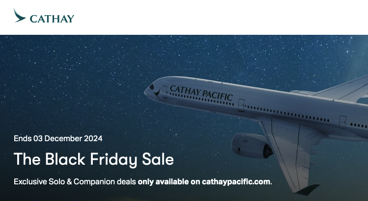 Cathay Pacific Black Friday UK