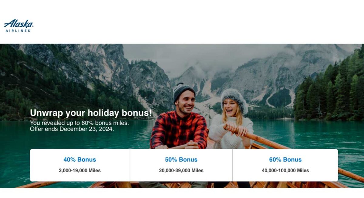 Buy Alaska Airlines miles bonus