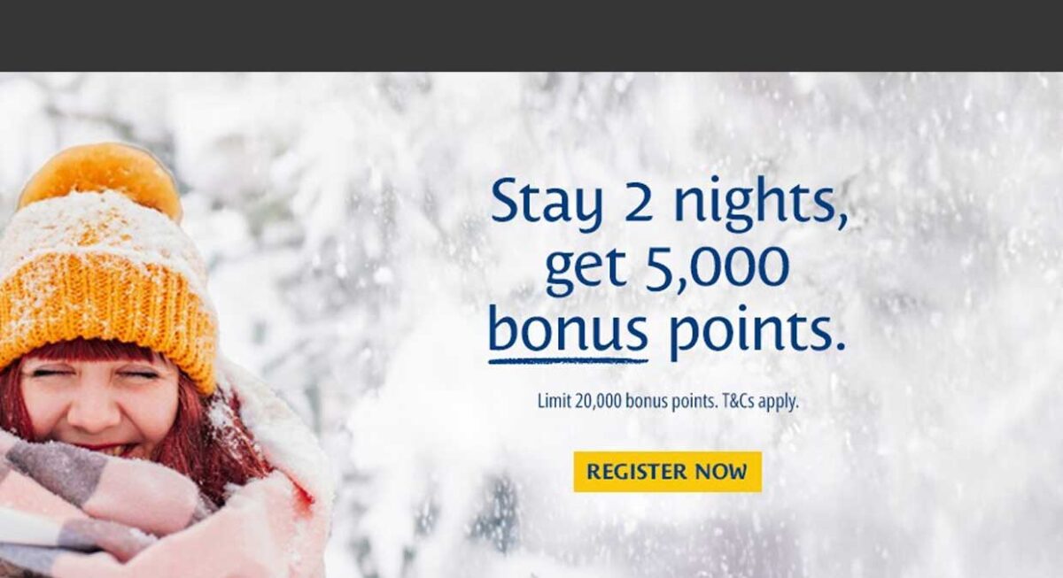 Best Western 5000 points Worldwide