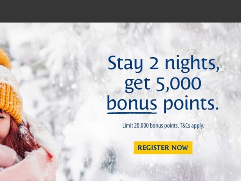 Best Western 5000 points Worldwide