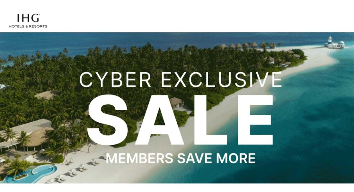 IHG Hotels & Resorts Cyber Sale – Save up to 25% on stays worldwide + up to 40% off Iberostar stays