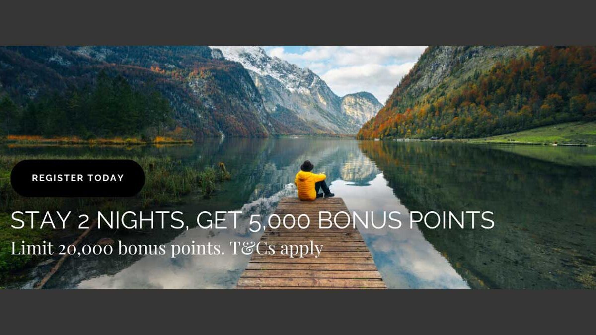 WorldHotels 5000 bonus points