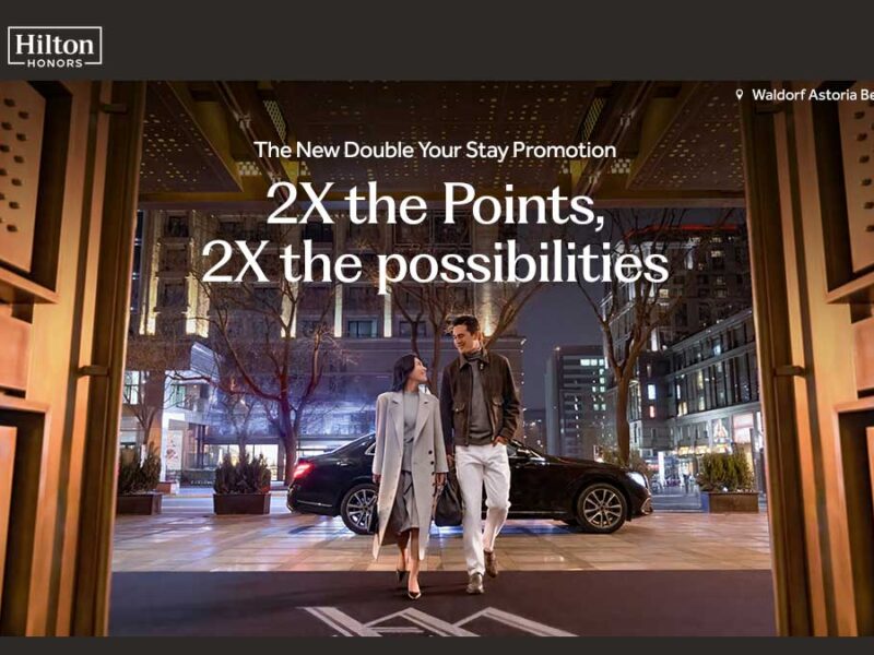 Hilton Honors 2x points Worldwide