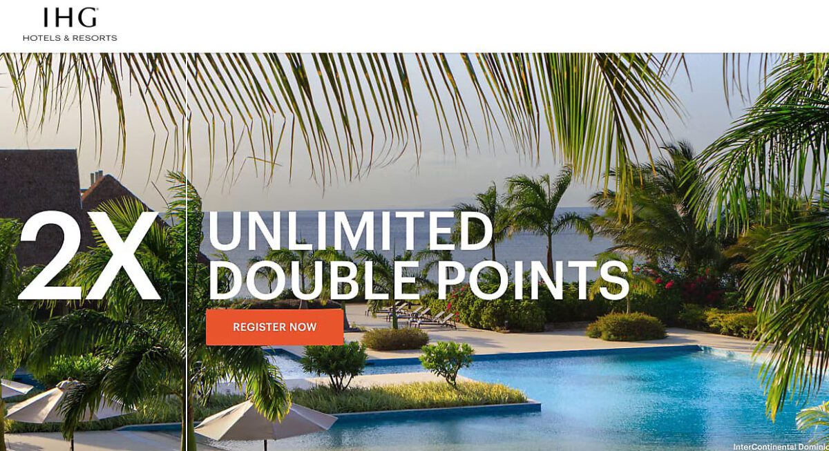 IHG 2x points starting with 2nd stay