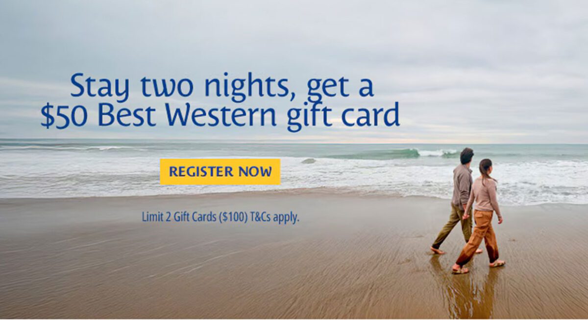 Best Western $50 travel card