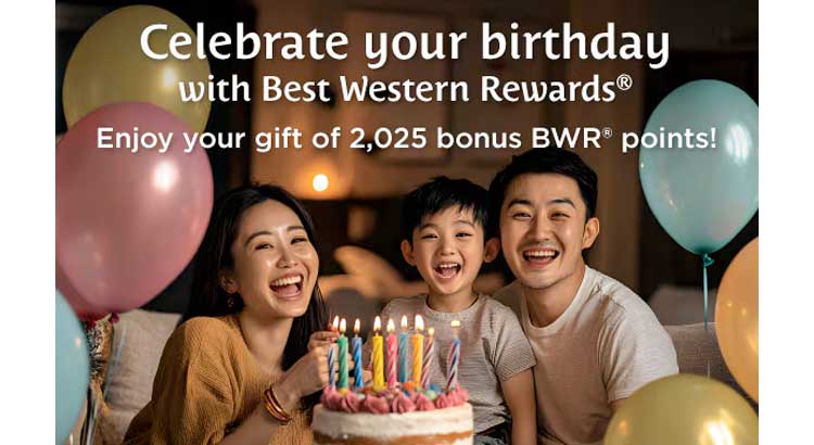 Best Western Asia Birthday Bonus