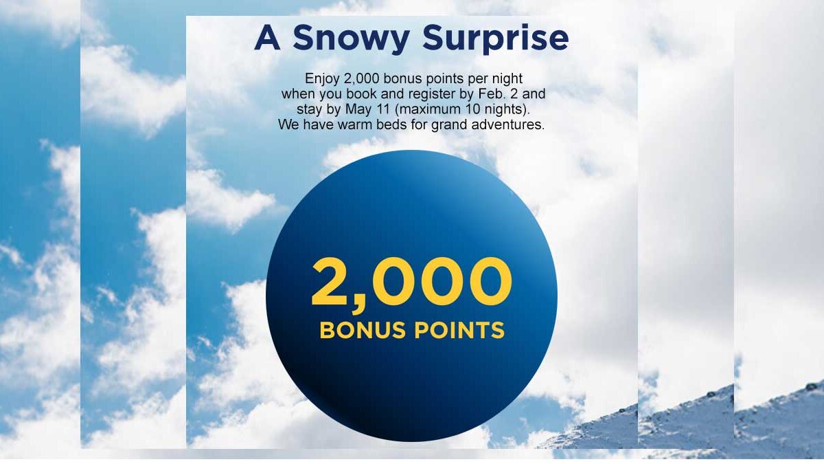 Best Western 2000 points