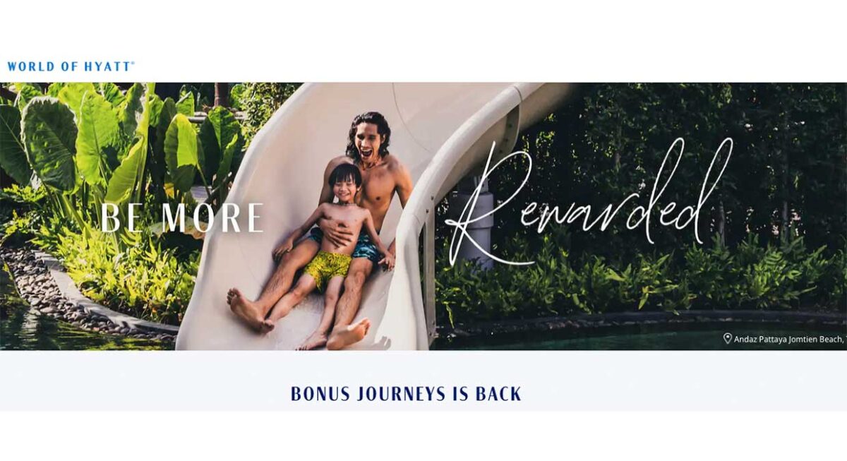 Hyatt Bonus Journeys