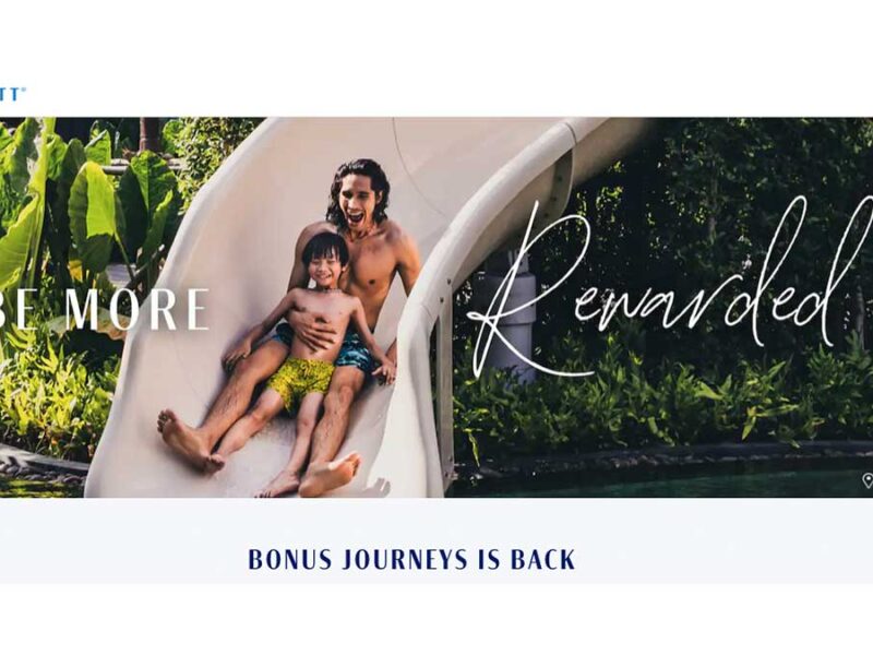 Hyatt Bonus Journeys