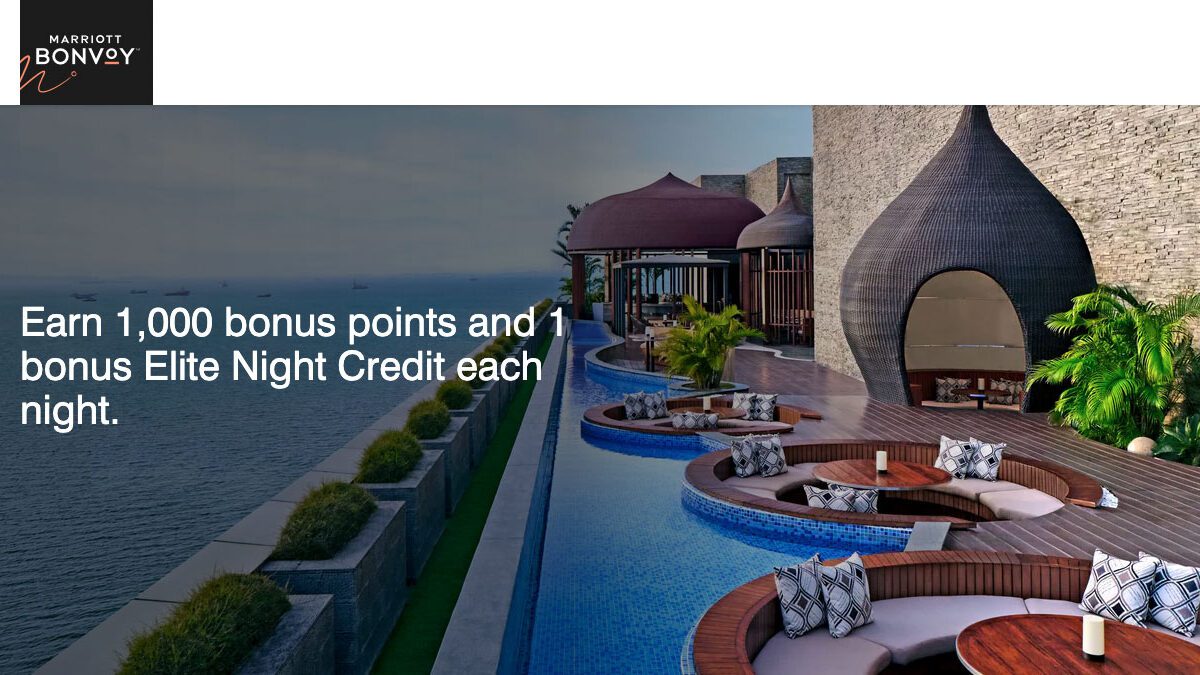 Marriott Bonvoy 1000 points 1 elite night