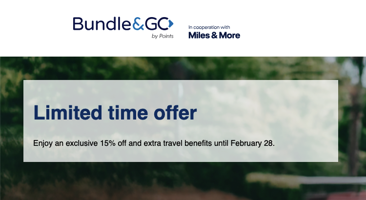 Miles & More Bundle & Go discount