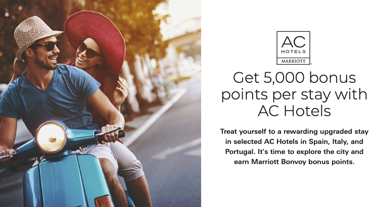 Marriott Bonvoy AC Hotels Bonus Spain Portugal Italy