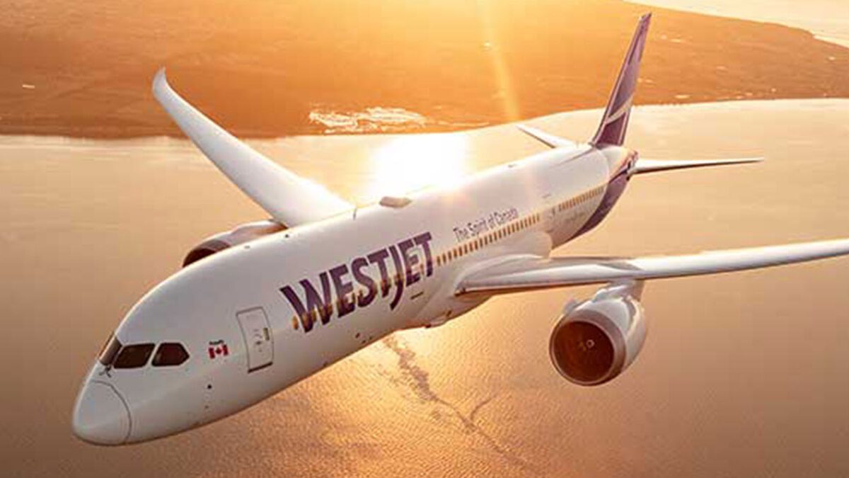 a plane flying over water