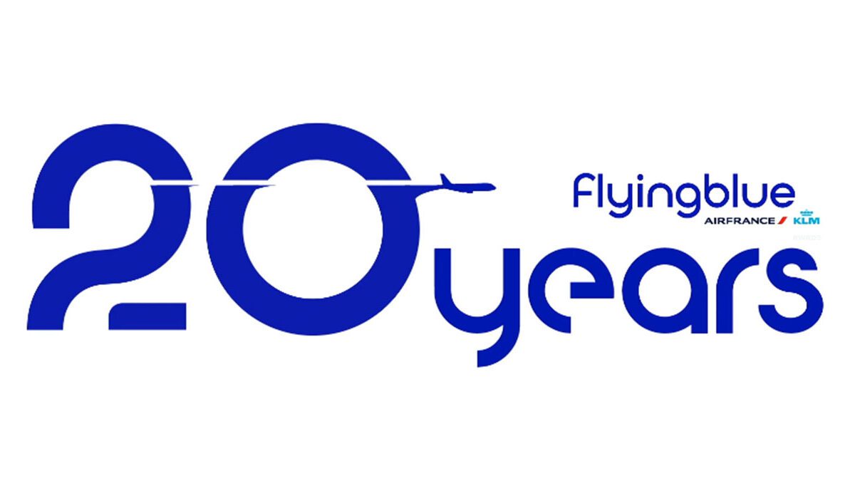 a blue and white logo