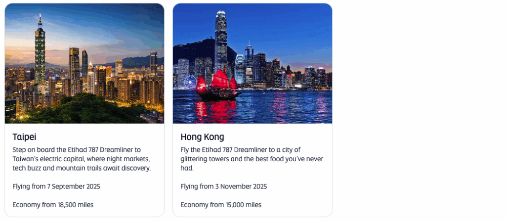 a screenshot of a travel website
