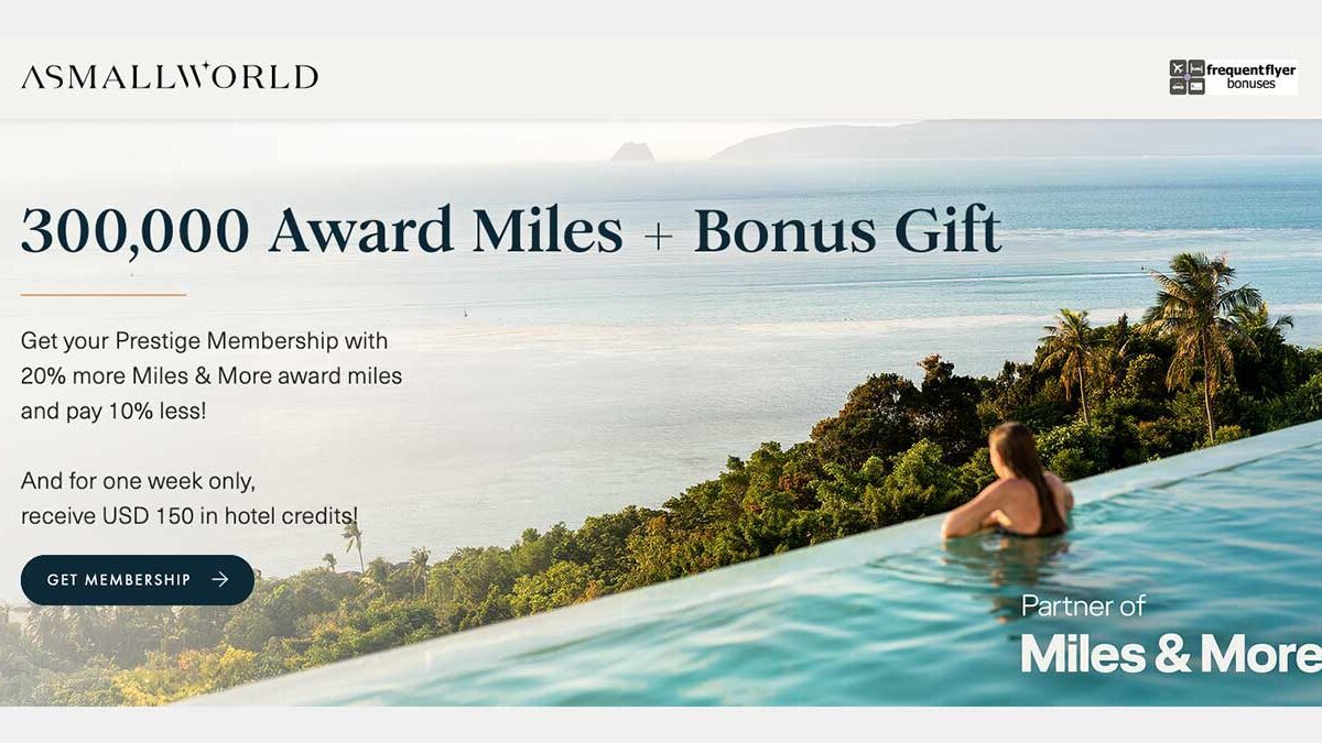 ASMALLWORLD Miles & More 300,000 miles