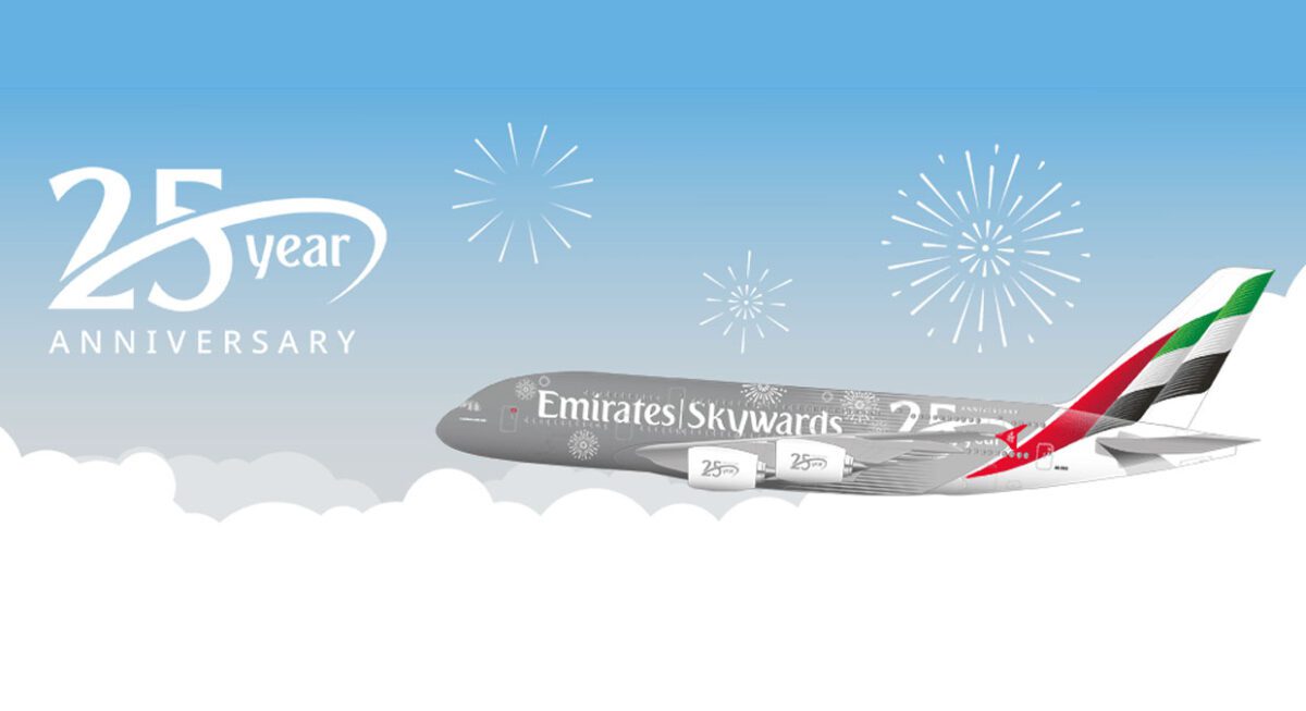 Emirates 25th anniversary - earn 50% bonus miles on all flights