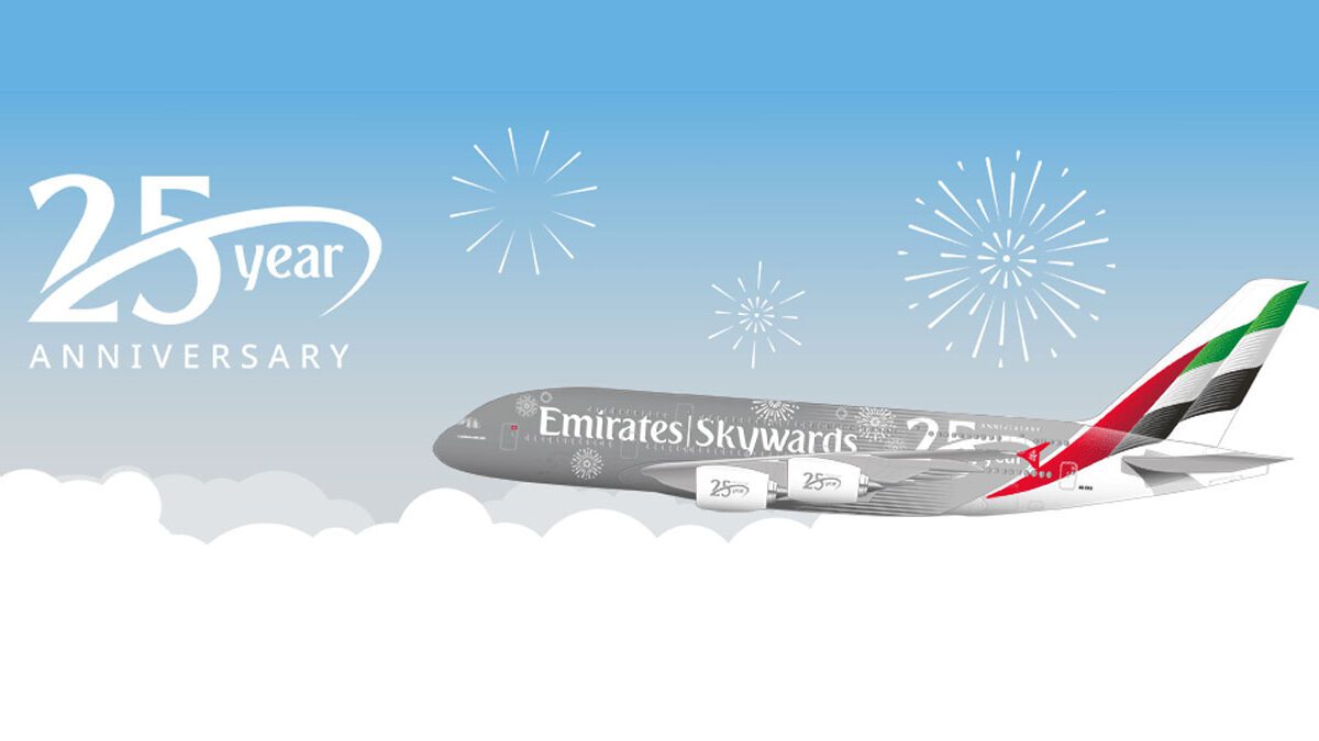 Emirates 25th anniversary - earn 50% bonus miles on all flights