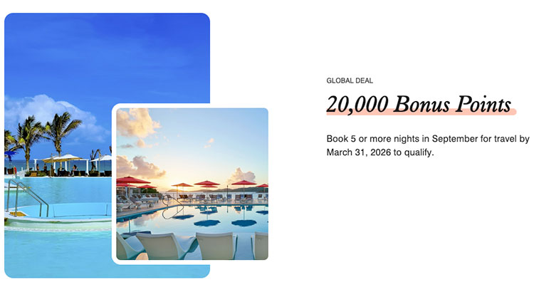 Vacations by Marriott 20000 bonus points