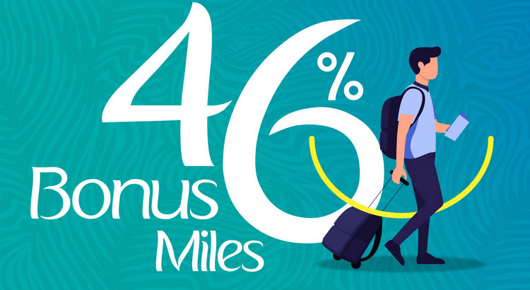 Srilankan FlySmiles 46% bonus miles