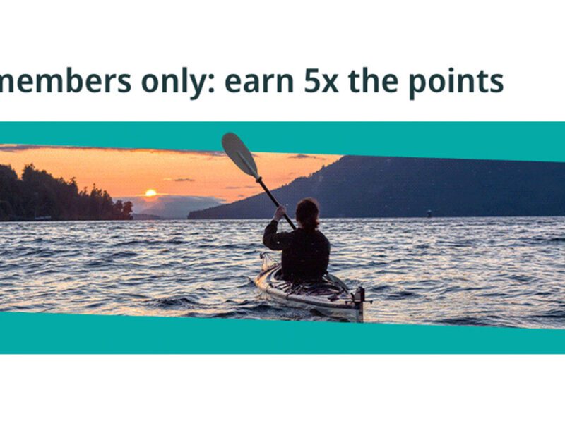 WestJet Rewards 5x points