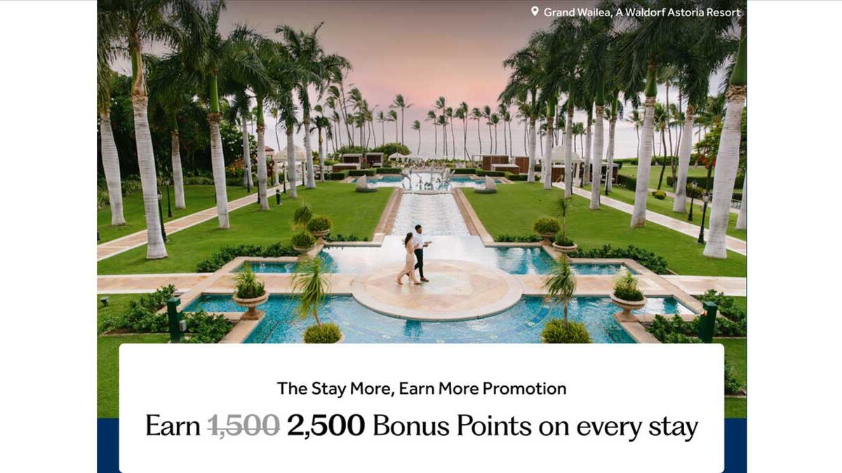 Hilton Honors 2500 points