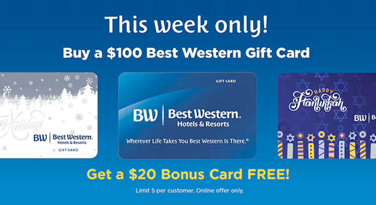 Best Western Travel Card offer