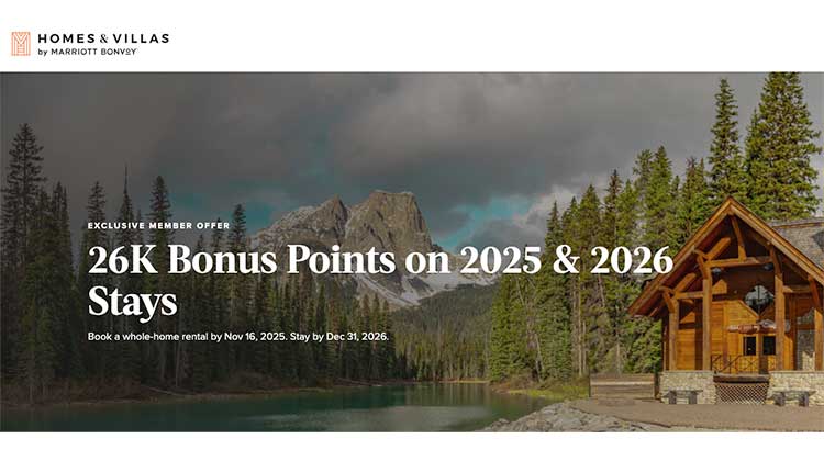Homes Villas 26000 bonus points