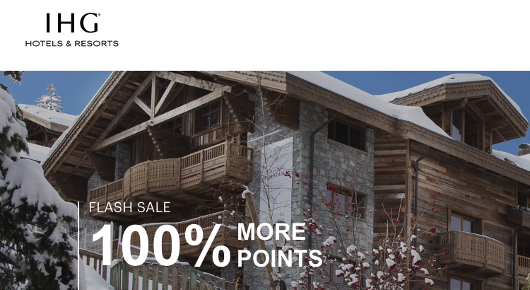 Buy IHG One Rewards points 100% Bonus