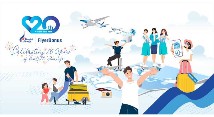 Bangkok Airways 20th Anniversary bonuses and discounts
