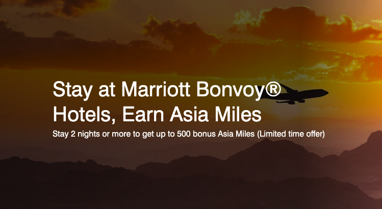 Cathay: Earn up to 500 bonus Asia Miles on Marriott stays in China