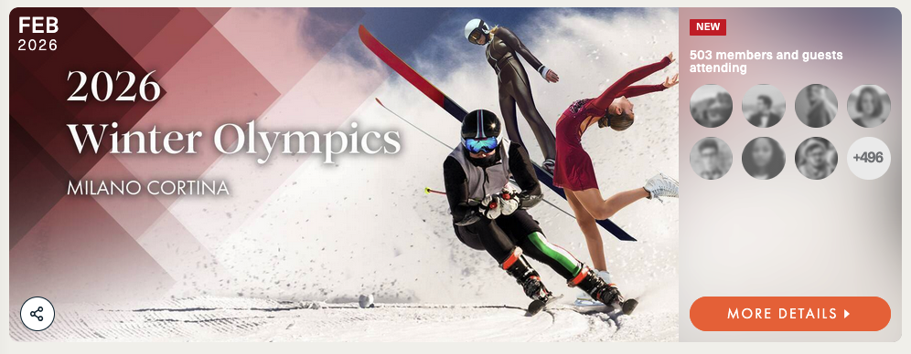 a group of people skiing