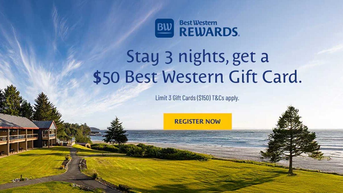Best Western stay 3 get $50