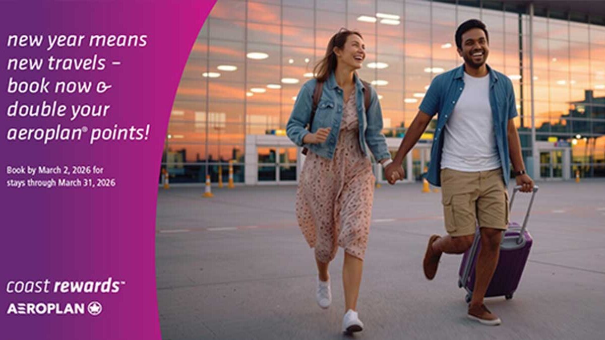 Coast Hotels 2x Aeroplan Points