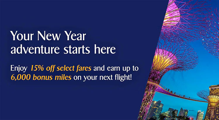 Singapore Airlines up to 6,000 bonus KrisFlyer miles out of the U.S.