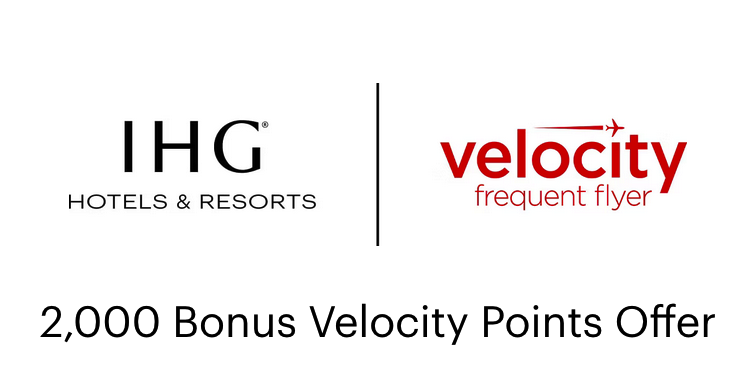 IHG Virgin Australia 2,000 bonus Velocity points