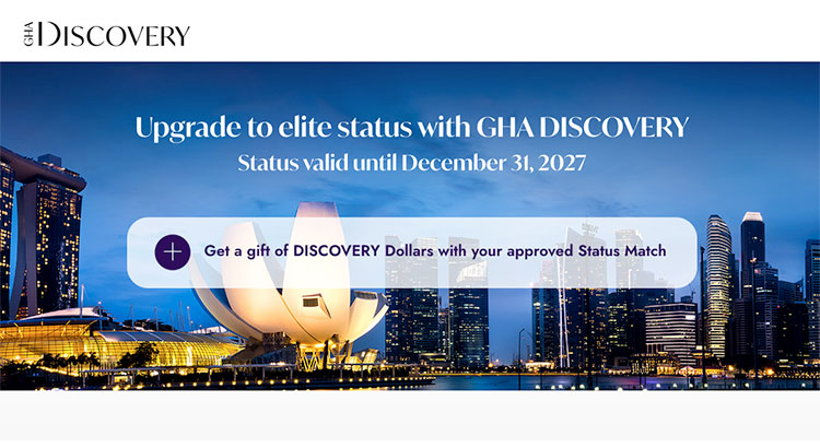 GHA DISCOVERY Status Match Opportunity from Airline, Hotel, Cruise programs & Credit Cards