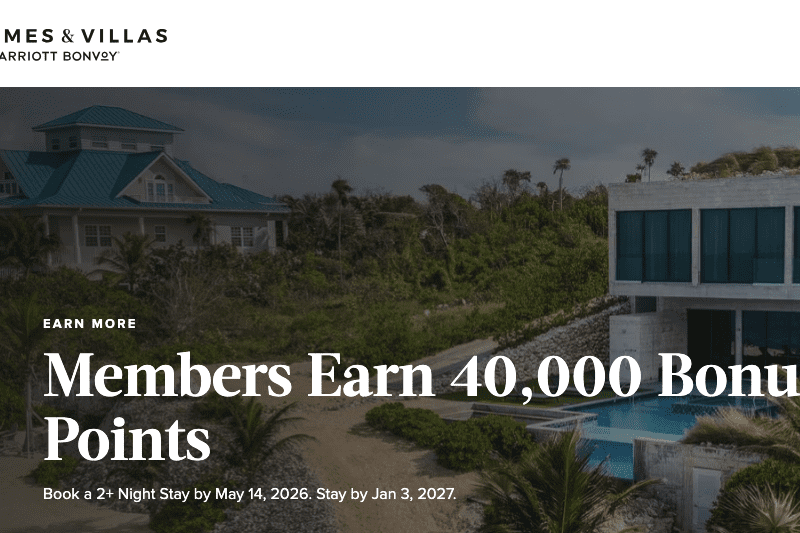 Homes & Villas 40000 points