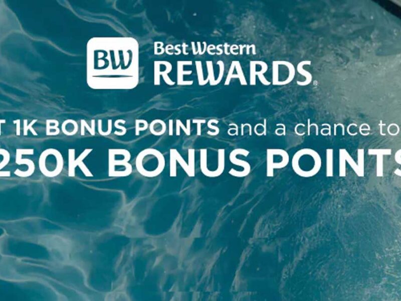 Best Western Rewards 1000 bonus points