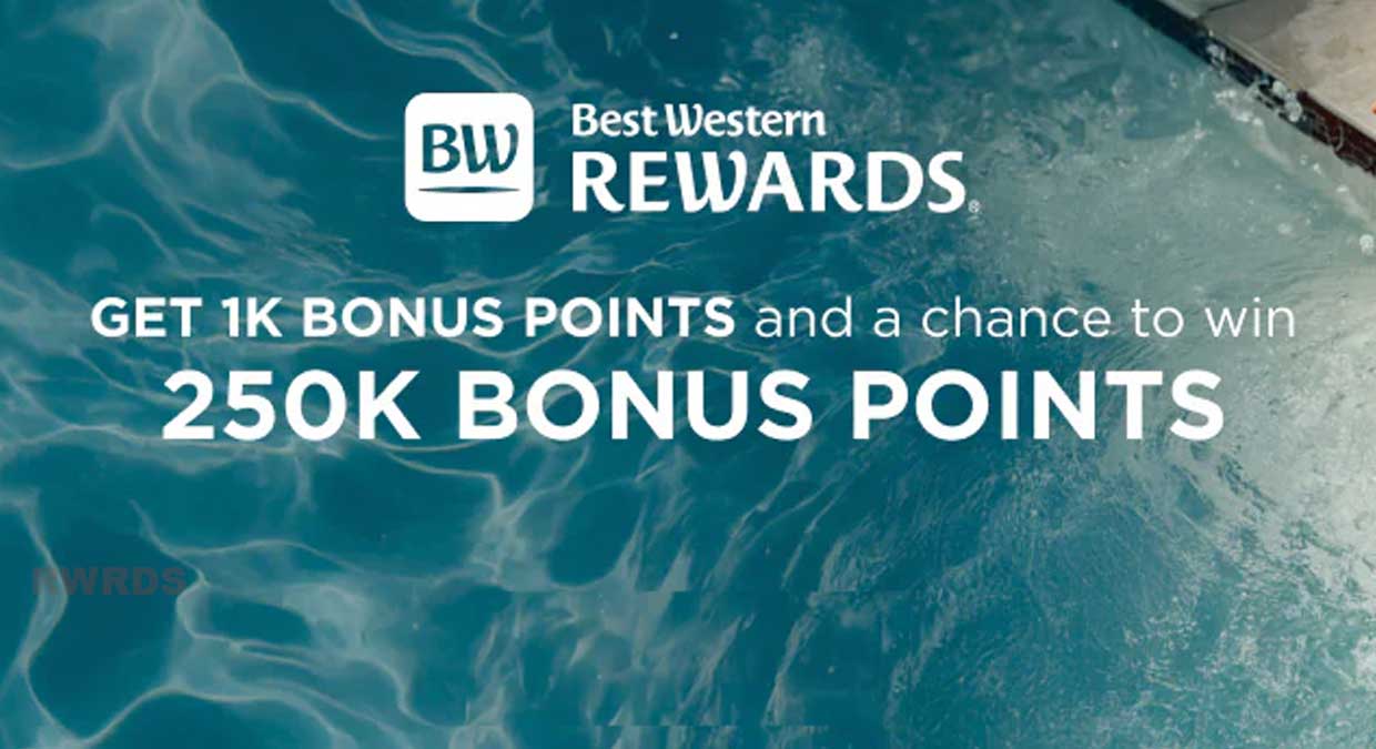 Best Western Rewards 1000 bonus points