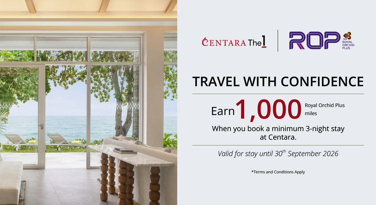 Thai Airways Royal Orchid Plus Centara Bonus
