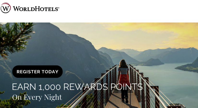 WorldHotels Rewards: Earn 1,000 bonus points per night worldwide (May 18 Bonus Offer Highlight)