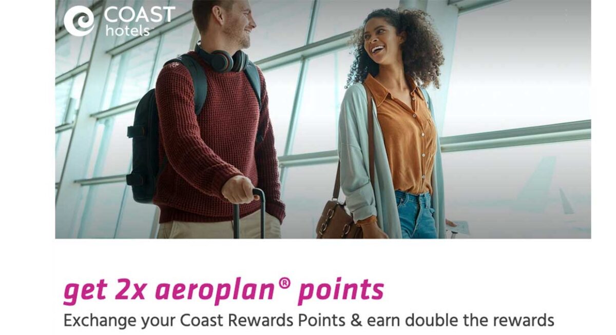 Coast Hotels Aeroplan Transfer Bonus