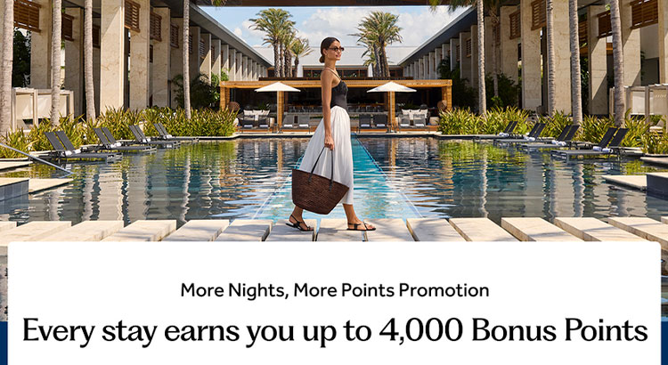 Hilton Honors Summer Promo: Earn up to 4,000 bonus points per stay Worldwide